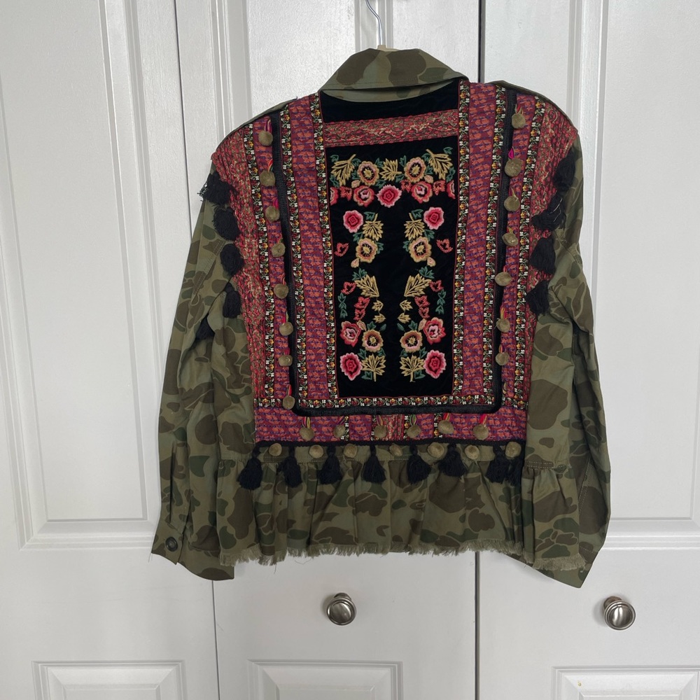 Zara embroidered jacket